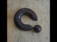 Cargar imagen en el visor de la galería, Captive Bead Klemmkugel Ring Narraholz Piercing Spiralen - chic-net.de
