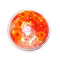 Load image into Gallery viewer, Chunks Buttons Druckknöpfe Click Button für Lederarmband Chunk Edelstahl rund Armband Blumen 3D - chic-net.de
