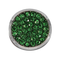 Load image into Gallery viewer, Chunks Glaskristall Glitzer Buttons Druckknöpfe Click Button Lederarmband Chunk Edelstahl - chic-net.de
