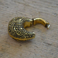 Load image into Gallery viewer, Clicker Piercing Ohrgewicht Korb 8mm Messing 42,6g - chic-net.de
