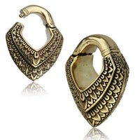 Load image into Gallery viewer, Clicker Piercing Ohrgewicht Raute 5mm Messing 30g - chic-net.de
