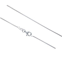 Cargar imagen en el visor de la galería, Damen - Silberkette: Schlangen Kette/Charmträger/Collierkettchen aus  925 Sterling Silber, 55 cm,  Karabinenverschluss - chic-net.de
