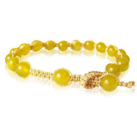 Load image into Gallery viewer, Designer Seidenfaden Armband hellgrün gold Edelsteine Armbänder verstellbar - chic-net.de
