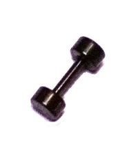 Load image into Gallery viewer, Fake Piercing Plug Tunnel Ohrstecker Unisex Edelstahl dunkelgrau Schmuck Kreis - chic-net.de
