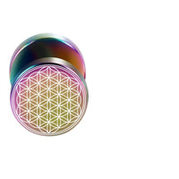 Load image into Gallery viewer, Fake Plug Piercing Edelstahl 10mm Blume des Lebens Viking - chic-net.de

