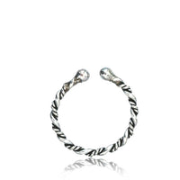 Load image into Gallery viewer, Fake Septum Piercing Nasenring Silber filigran 0.8mm - chic-net.de
