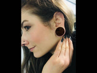 Load image into Gallery viewer, Flesh Plug Holz Parasitholz braun double flared - chic-net.de
