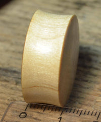 Load image into Gallery viewer, Flesh Plug Weltkarte Holz Welt Erde Globus double flared - chic-net.de
