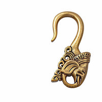 Load image into Gallery viewer, Ohrgewicht Kupfer Piercing 5mm Hook Elefant - chic-net.de
