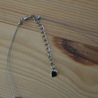 Load image into Gallery viewer, Halskette dreilagig braun Perlmutt Plättchen Flecken - chic-net.de
