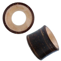 Load image into Gallery viewer, Holz Flesh Tunnel Kokosnussholz dunkel Krokodilholz hell - chic-net.de
