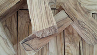 Cargar imagen en el visor de la galería, Holz Piercing Dehner Olivenholz hell Spitze Ohrgewicht 14g - chic-net.de
