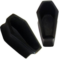 Load image into Gallery viewer, Holz Plug schwarz Sarg handgeschnitzt Sonoholz Tribal Tunnel Expander Ohrstecker Holzplug - chic-net.de
