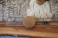 Cargar imagen en el visor de la galería, Holz Teakholz Plug Blume des Lebens double flared - chic-net.de
