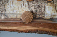 Cargar imagen en el visor de la galería, Holz Teakholz Plug Ornament braun double flared - chic-net.de
