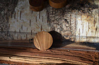 Load image into Gallery viewer, Holz Teakholz Plug Sonnen Maske double flared - chic-net.de
