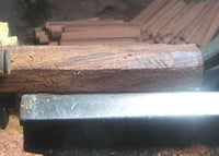 Load image into Gallery viewer, Holzplug Eisenholz dunkel leicht konvex double flared - chic-net.de
