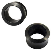 Load image into Gallery viewer, Holztunnel Eisenholz Maserung schwarz handgeschnitzt Tribal Holz Tunnel Plug Ohrstecker Expander - chic-net.de
