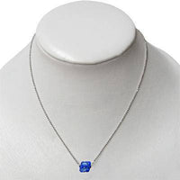 Load image into Gallery viewer, Kette, blauer Stern-Anhänger, 12mmØ, verstellbare Edelstahlkette - chic-net.de
