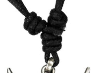 Load image into Gallery viewer, Kette Brass Baumwolle Holz Skull dunkel Anhänger Viking Wikinger Helm verstellbar - chic-net.de
