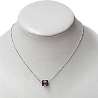 Load image into Gallery viewer, Kette, schwarzer Stern-Anhänger, 12mmØ, verstellbare Edelstahlkette - chic-net.de
