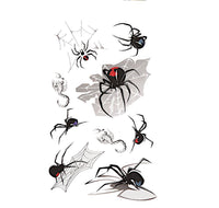 Load image into Gallery viewer, Klebetattoo Tattoos Spinnen Skorpione Comic diverse Designs 9 Motive 1 Bogen - chic-net.de
