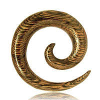 Load image into Gallery viewer, Kopie von Parasitholz Dehnschnecke Spirale Piercing Expander - chic-net.de
