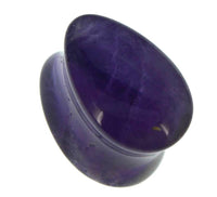 Cargar imagen en el visor de la galería, Amethyst Stein Flesh Plug Träne double flared lila - chic-net.de
