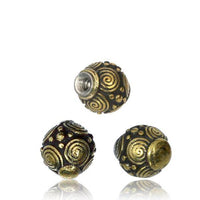 Cargar imagen en el visor de la galería, Kugel Bauchnabelpiercing Brass Edelstahl gold - chic-net.de
