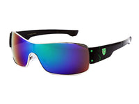 Cargar imagen en el visor de la galería, LOOX Sonnenbrille Pilotenbrille 400UV X-Emblem Monoglas - Modell Bahamas &amp; Ibiza - chic-net.de
