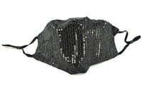 Cargar imagen en el visor de la galería, Mund Nasen Schutz Bedeckung Glitzer Maske waschbar - chic-net.de
