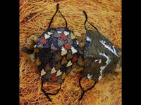 Cargar imagen en el visor de la galería, Mund Nasen Schutz Bedeckung Kunst Maske waschbar - chic-net.de
