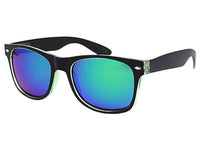 Cargar imagen en el visor de la galería, Nerd Sonnenbrille verspiegelt 400 UV seitlich transparent farbig.
