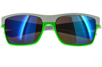 Cargar imagen en el visor de la galería, Nerd Sonnenbrille weiß bunt verspiegelt rot grün orange - chic-net.de
