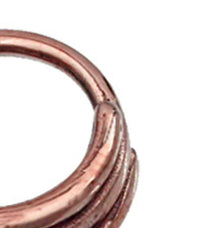 Load image into Gallery viewer, Nostril Piercing Kupfer Nasenringe Bänder rotgold - chic-net.de
