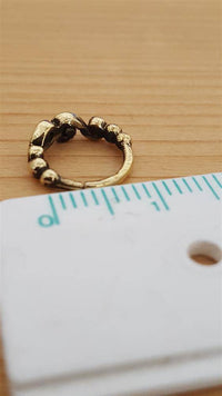 Load image into Gallery viewer, Nostril Piercing Messing Nasenringe Spirale spiralig 10 mm/0,8 mm Nasenschmuck - chic-net.de
