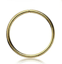 Load image into Gallery viewer, Nostril Piercing Messing Nasenstecker Nasenringe Nasen Pins gold 8mm 10mm 12mm - chic-net.de

