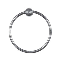 Load image into Gallery viewer, Nostril Piercing Nasenringe Ring Kugel silber 925 Sterlingsilber filigran - chic-net.de
