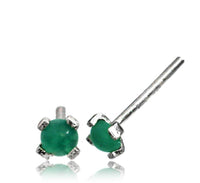 Load image into Gallery viewer, Nostril Piercing Silber Nasenstecker Stein 0.8mm - chic-net.de
