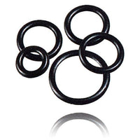 Cargar imagen en el visor de la galería, O-Ring Gummi verschiedene Größen schwarz für Tunnel Plugs Expander - chic-net.de

