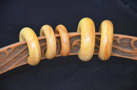 Load image into Gallery viewer, Ohr Donut Piercing Ohrgewicht Jackfrucht Holz Ring - chic-net.de
