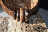 Load image into Gallery viewer, Ohr Holz Piercing Tigerholz Ohrgewicht Ring Donut - chic-net.de
