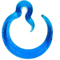 Cargar imagen en el visor de la galería, Ohr- Piercing Feuerglas Spiral Taper Dehner Ohrgewicht - chic-net.de
