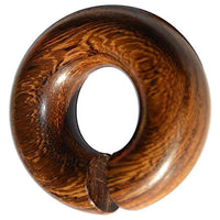 Load image into Gallery viewer, Ohr Piercing Parasitholz Holz Ohrgewicht Ring Donut - chic-net.de
