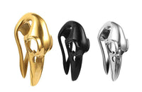 Cargar imagen en el visor de la galería, Ohrgewicht 12mm Hook Edelstahl PVD Vogel Skull Piercing - chic-net.de
