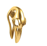 Cargar imagen en el visor de la galería, Ohrgewicht 12mm Hook Edelstahl PVD Vogel Skull Piercing - chic-net.de
