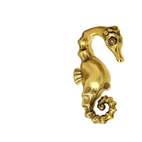 Cargar imagen en el visor de la galería, Ohrgewicht 4mm Hook Dehner Messing Seepferdchen 40mm - chic-net.de
