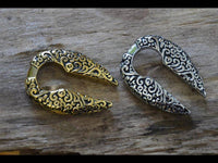 Cargar imagen en el visor de la galería, Ohrgewicht 8mm Dehner Edelstahl gold silber Schlüsselloch - chic-net.de
