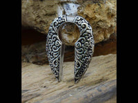 Cargar imagen en el visor de la galería, Ohrgewicht 8mm Dehner Edelstahl gold silber Schlüsselloch - chic-net.de
