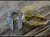 Cargar imagen en el visor de la galería, Ohrgewicht 8mm Dehner Edelstahl gold silber Schlüsselloch - chic-net.de
